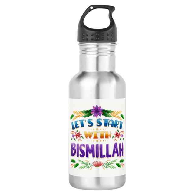 Beginnen wir mit Bismillah Wasserflasche (Vorderseite)