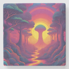 Beginning of The Fall Art Steinuntersetzer