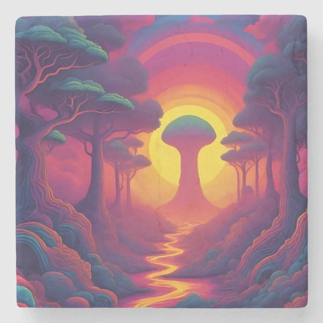 Beginning of The Fall Art Steinuntersetzer (Vorderseite)