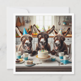 Begleiten Sie uns für ein Lachen, lachen Esel Einl Einladung