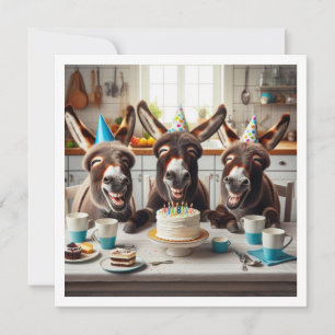 Begleiten Sie uns für ein Lachen, lachen Esel Einl Einladung