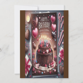 Begleiten Sie uns für ein Party (Kuchentag) Einladung