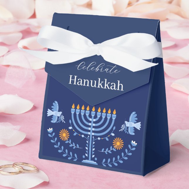 Begleiten Sie uns für eine fröhliche Hanukkah-Feie Geschenkschachtel (Hochzeit)
