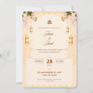 Begleiten Sie uns - Hochzeitseinladung Einladung