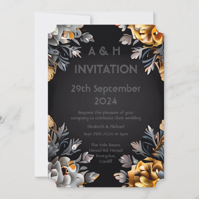 Begleiten Sie uns, während wir gemeinsam auf eine  Einladung (Vorderseite)