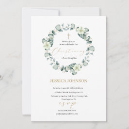 Begleiten Sie uns zu einer Taufeinladung Einladung