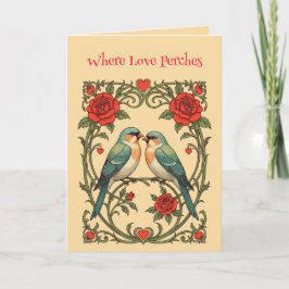 Begleiter Kunst Neue Vintage-Illustration Karte