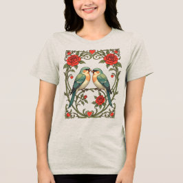 Begleiter Kunst Neue Vintage-Illustration Tri-Blend Shirt