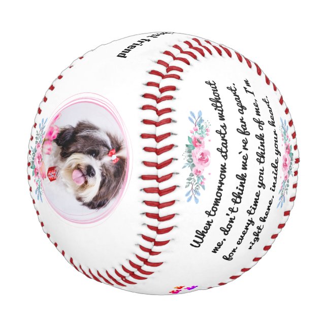 Begleiter-Memorial Geschenk für Begleiter Baseball (Schrägansicht)