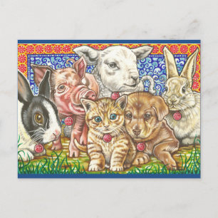 "Begleiter; Nahrung." Postkarte