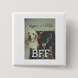 Begleithelfer tragen den Namen Foto Tier Liebe hin Button