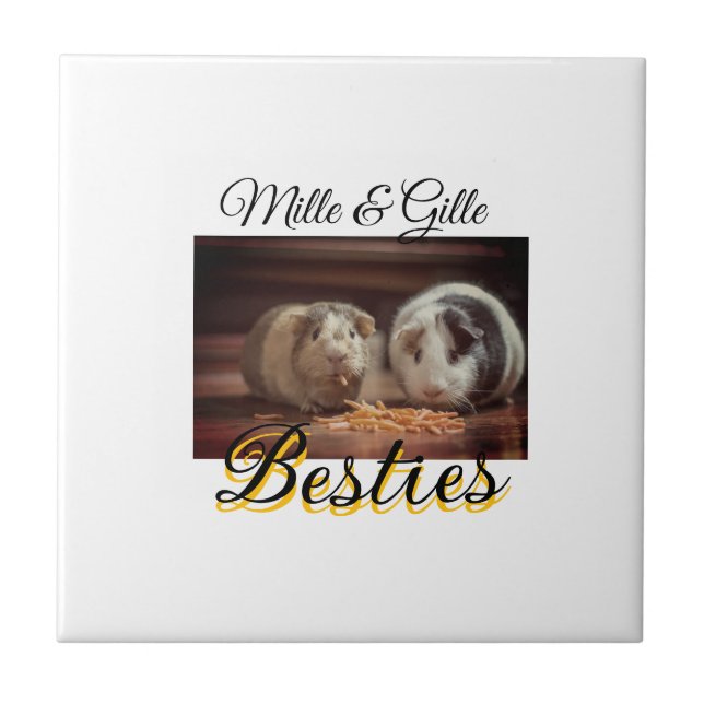 Begleithelfer tragen den Namen Foto Tier Liebe hin Fliese (Vorderseite)