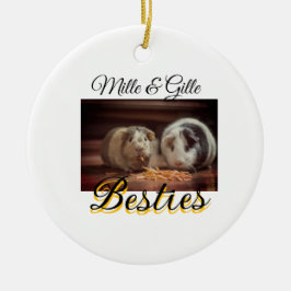 Begleithelfer tragen den Namen Foto Tier Liebe hin Keramik Ornament