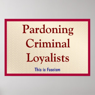 Begnadigung krimineller Loyalisten Poster