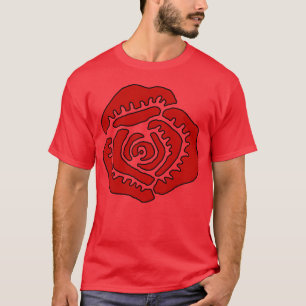 Begonia-Blume Rot Scharlach Hippie-Festival-Jam gi T-Shirt