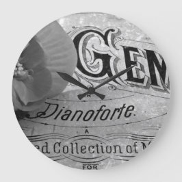 Begonia Gems Pianoforte Große Wanduhr