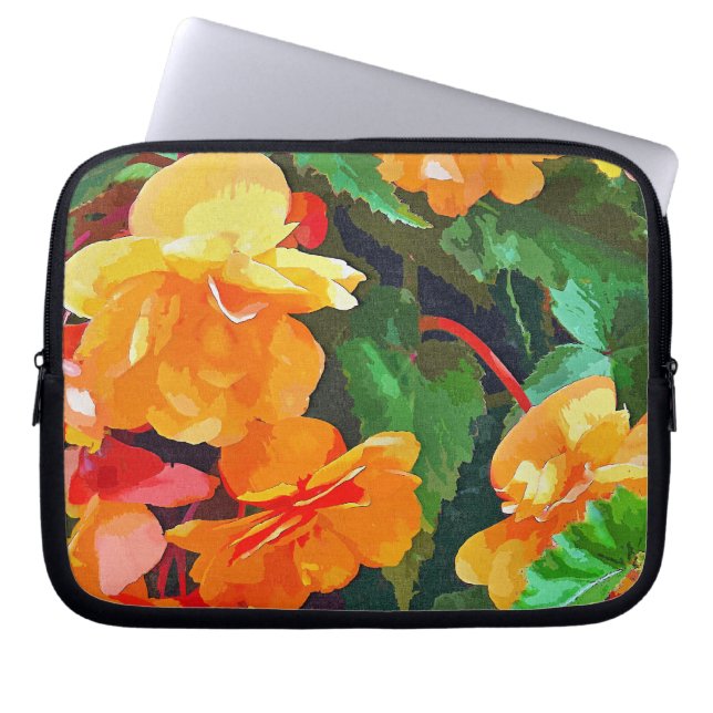BEGONIAS LAPTOPSCHUTZHÜLLE (Vorderseite)
