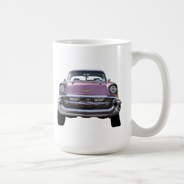 "begonnen gerade erhalten." '57 Chevy KAFFEE-TASSE Tasse (Rechts)