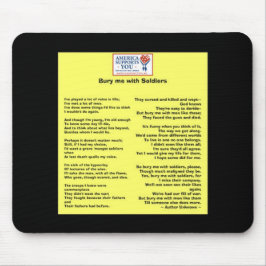 Begraben Sie mich mit Soldaten - ehren Sie unsere Mousepad