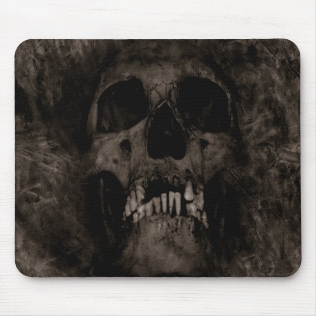 Begrabenes Sckull Mousepad (Vorne)