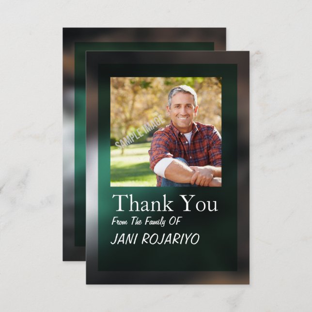 Begräbnis- Auftrag der Service Programmkarte Einladung (Vorne/Hinten)