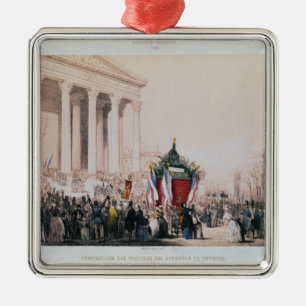 Begräbnis der Opfer des La Madeleine Ornament Aus Metall