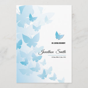 Begräbnis- Programm-Erinnerungskarte Programm