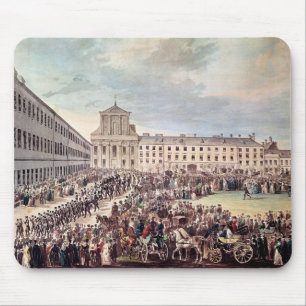 Begräbnis von Ludwig van Beethoven in Wien Mousepad