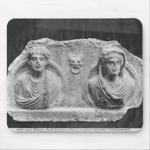 Begräbnisentlastung eines Paares, vom Palmyra, Mousepad