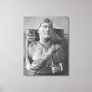 Begräbnisentlastung von Jarhai, vom Palmyra, Leinwanddruck