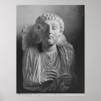 Begräbnishilfe für eine männliche Figur aus Palmyr