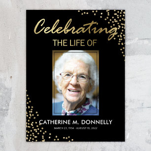 Begräbniszeichen   Feiern von "Life Black Gold" Poster