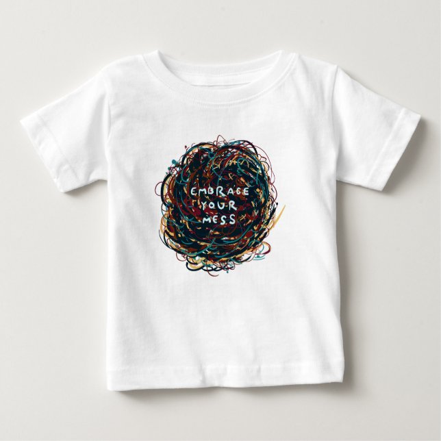 Begreifen Sie Ihr Chaos Baby T-shirt (Vorderseite)