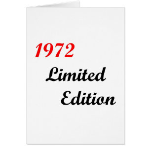 Begrenzte Ausgabe 1972