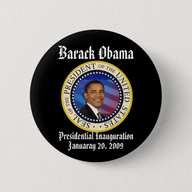 BEGRENZTE AUSGABE Obama-Einweihung KOLLEKTOREN Button (Vorderseite)