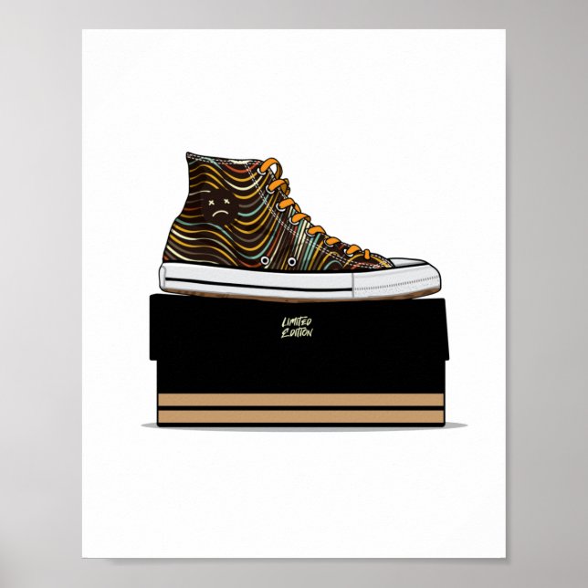 Begrenzter Sneaker Poster (Vorne)