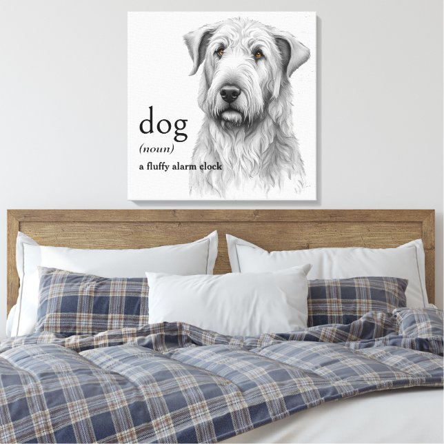 Begriffsbestimmung für DOG Leinwanddruck (Insitu (Schlafzimmer))