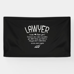 Begriffsbestimmung für "Funny Lawyer" Banner