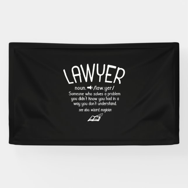 Begriffsbestimmung für "Funny Lawyer" Banner (Horizontal)