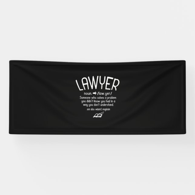 Begriffsbestimmung für "Funny Lawyer" Banner (Horizontal)