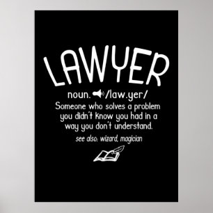 Begriffsbestimmung für "Funny Lawyer" Poster