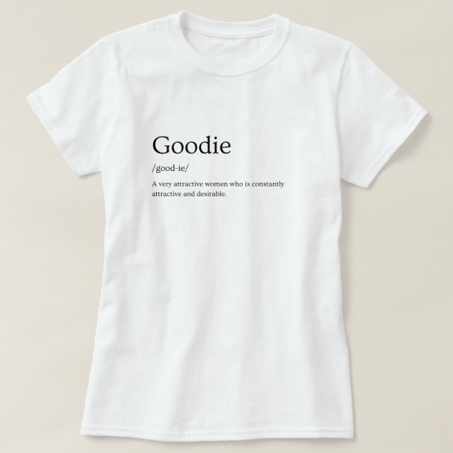Begriffsbestimmung für Goodie-Wörterbuch T-Shirt (Design vorne)