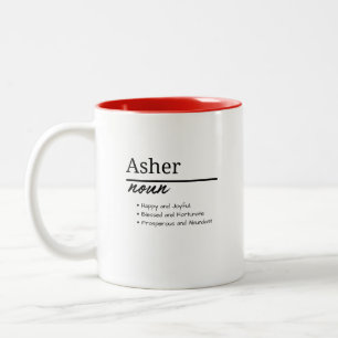 Begriffsbestimmung für junge, personalisierte Name Zweifarbige Tasse