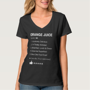 Begriffsbestimmung für Orangensaft T-Shirt
