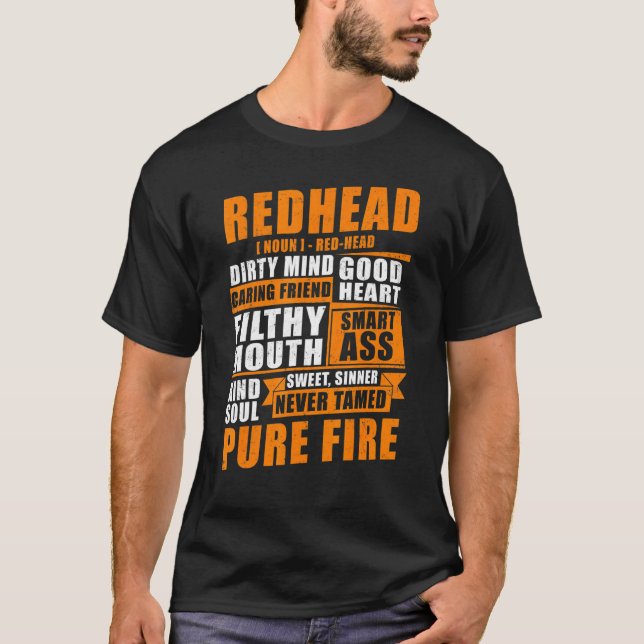 Begriffsbestimmung für Redhead - Vorverlegung T-Shirt (Vorderseite)
