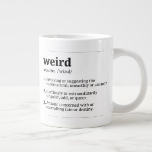 Begriffsbestimmung für Wörterbücher   Goth Special Jumbo-Tasse