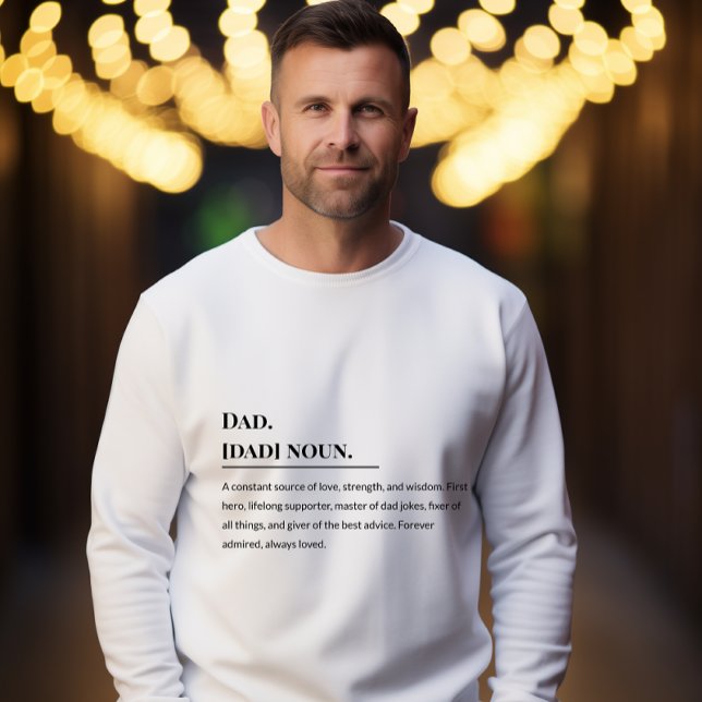 Begriffsbestimmung 👨 ‍ 👧 ‍ 👦 | Heartfelt Vater Sweatshirt (Von Creator hochgeladen)