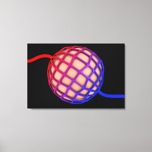 Begriffsbild der Alveole Leinwanddruck