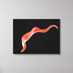 Begriffsbild von Trypanosoma 2 Leinwanddruck