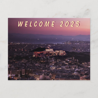 BEGRÜSSEN 2025 FEIERTAGSPOSTKARTE